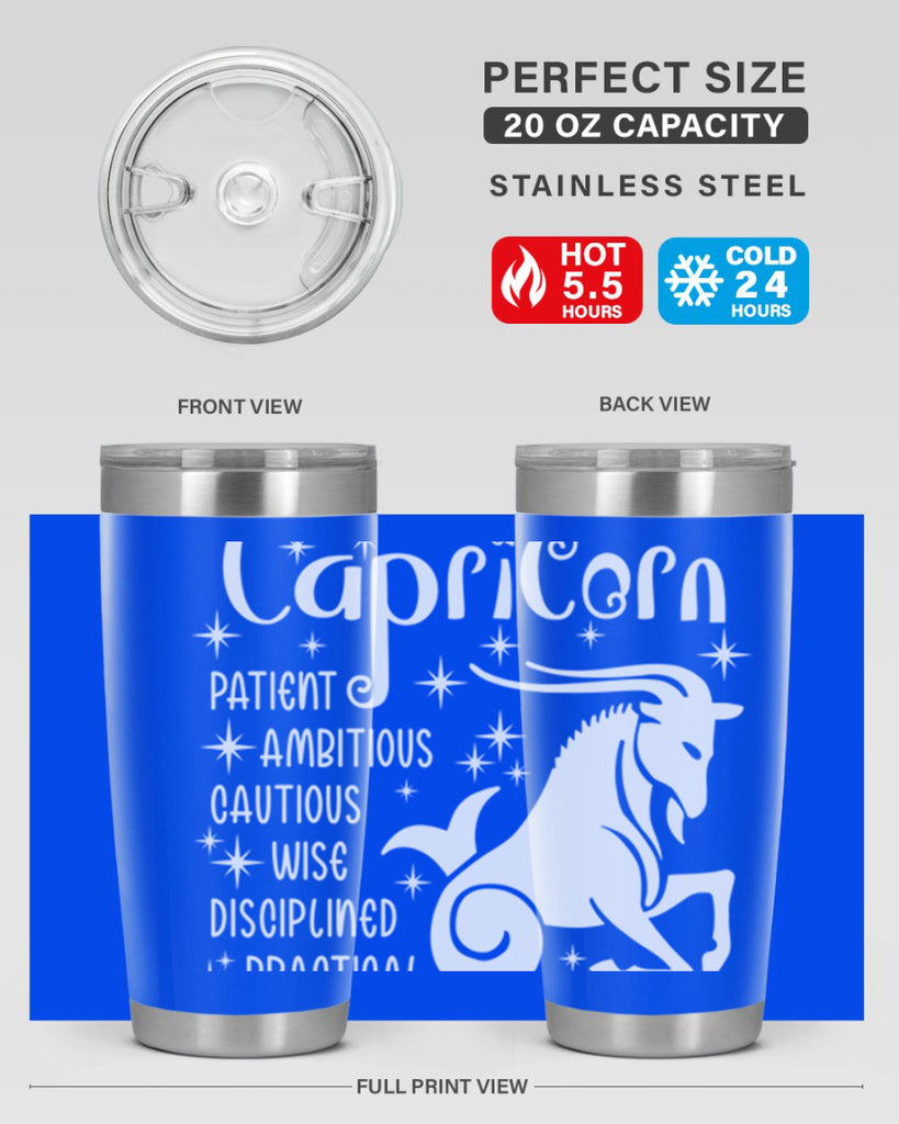 Capricorn 186#- zodiac- Tumbler