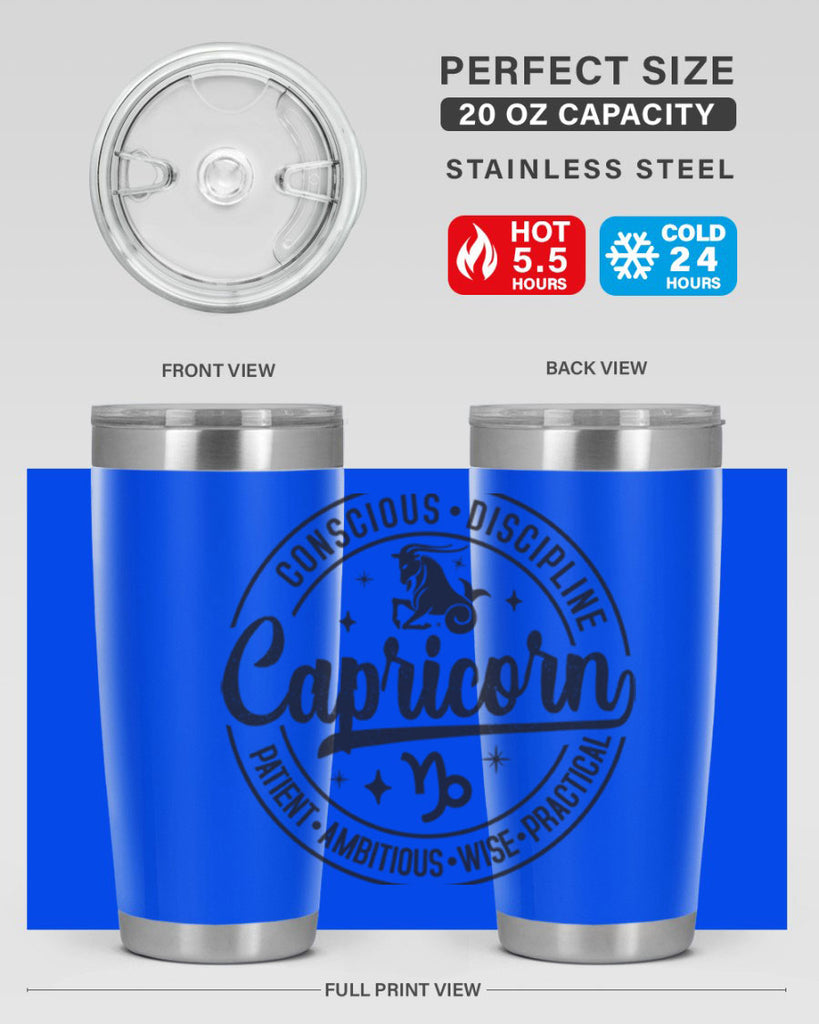 Capricorn 190#- zodiac- Tumbler