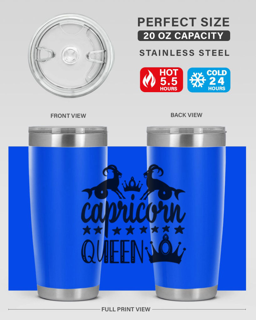 Capricorn queen 195#- zodiac- Tumbler