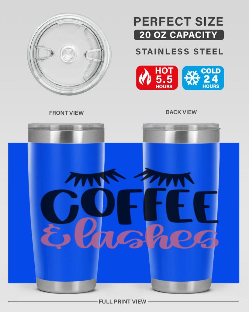 Coffee Lashes Style 110#- make up- Tumbler
