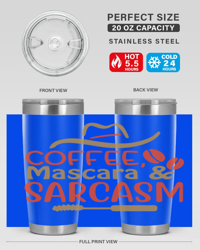 Coffee Mascara Sarcasm 21#- fashion- Cotton Tank