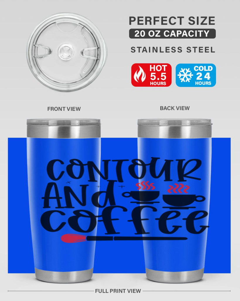 Contour And Coffee Style 242#- make up- Tumbler
