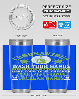 Coronavirus Wash Your Hands Use Style 1#- corona virus- Tumbler