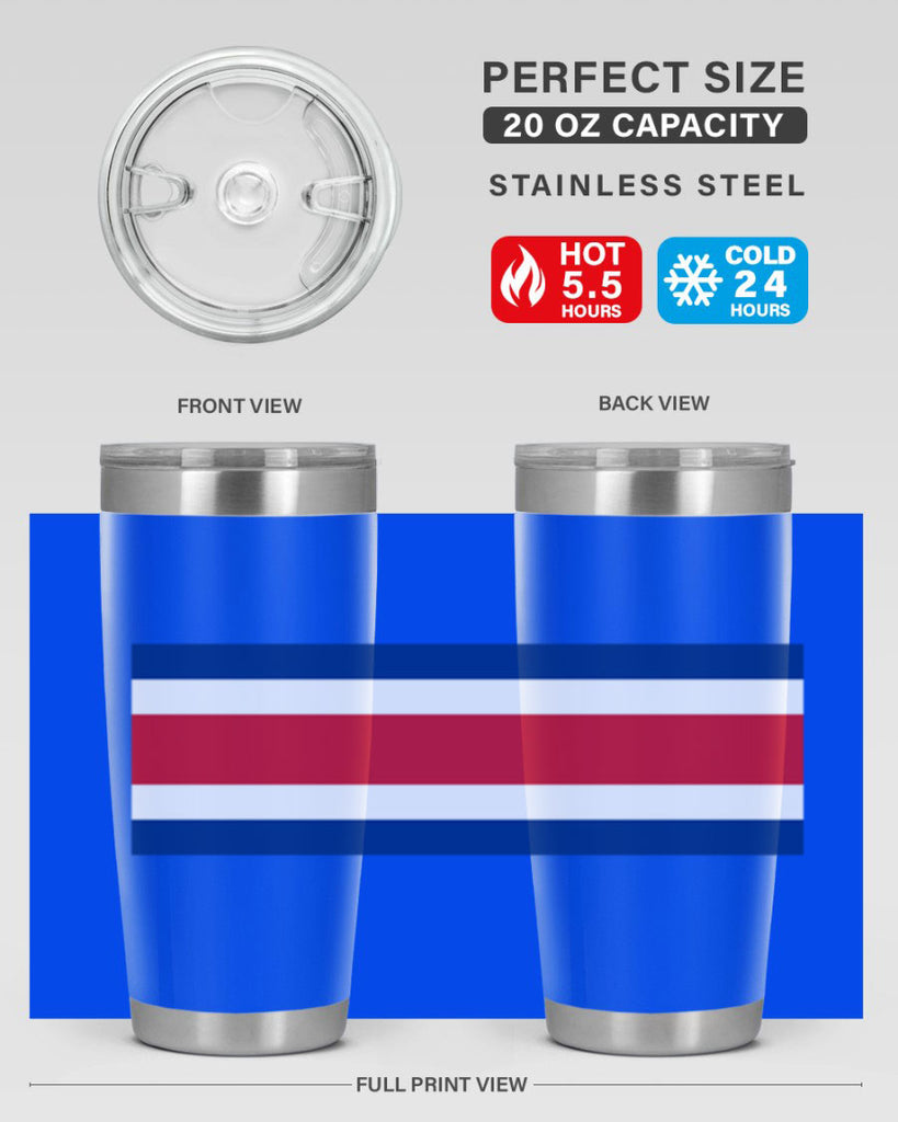 Costa Rica 157#- world flags- Tumbler