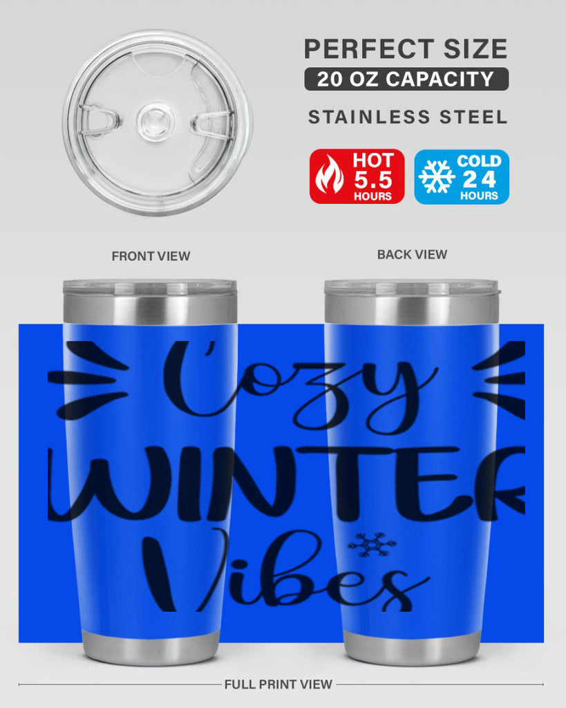 Cozy Winter Vibes76#- winter- Tumbler
