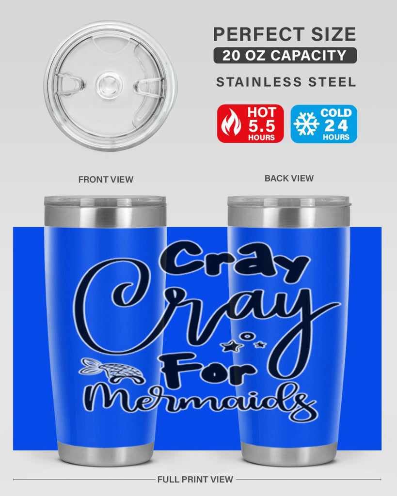 Cray Cray For Mermaids 88#- mermaid- Tumbler