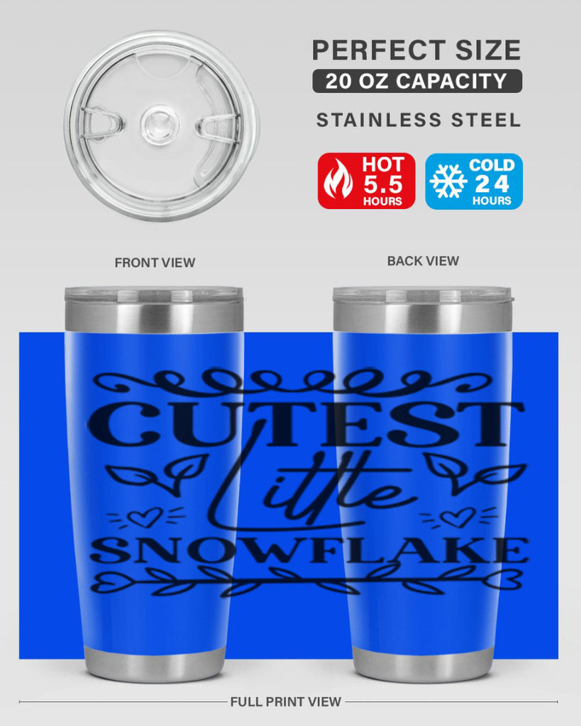Cutest Little Snowflake 88#- winter- Tumbler