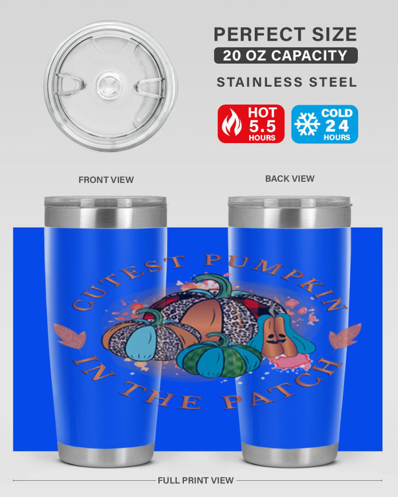 Cutest Pumpkin in the Patch 65#- fall- Tumbler