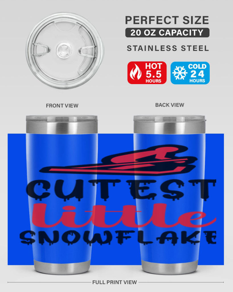 Cutest little snowflake 87#- winter- Tumbler