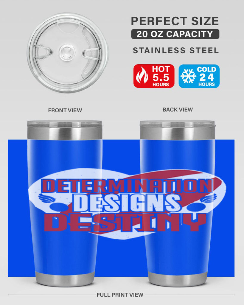 Determination designs Style 17#- Fourt Of July- Tumbler