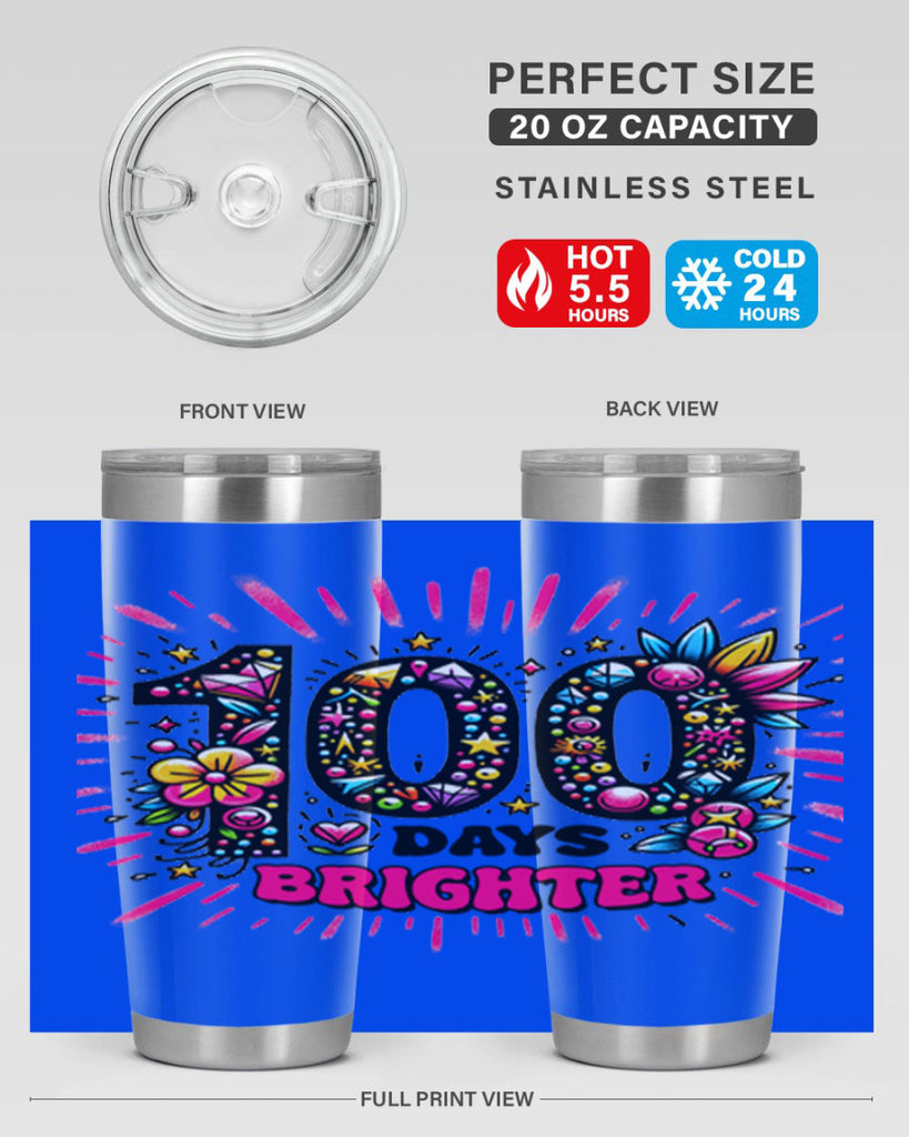 Easy 100 Days of School 50#- 100 days of school- Tumbler