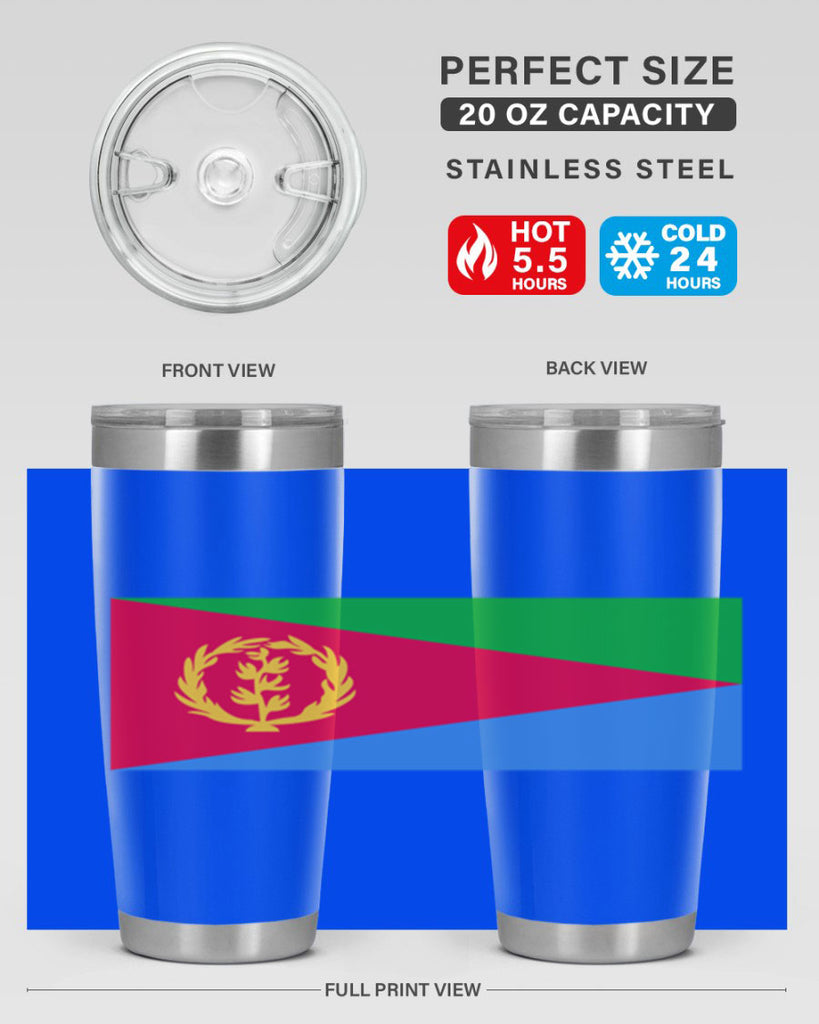 Eritrea 143#- world flags- Tumbler