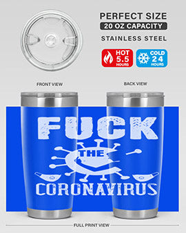 Fuck the CORONAVIRUS Style 39#- corona virus- Tumbler
