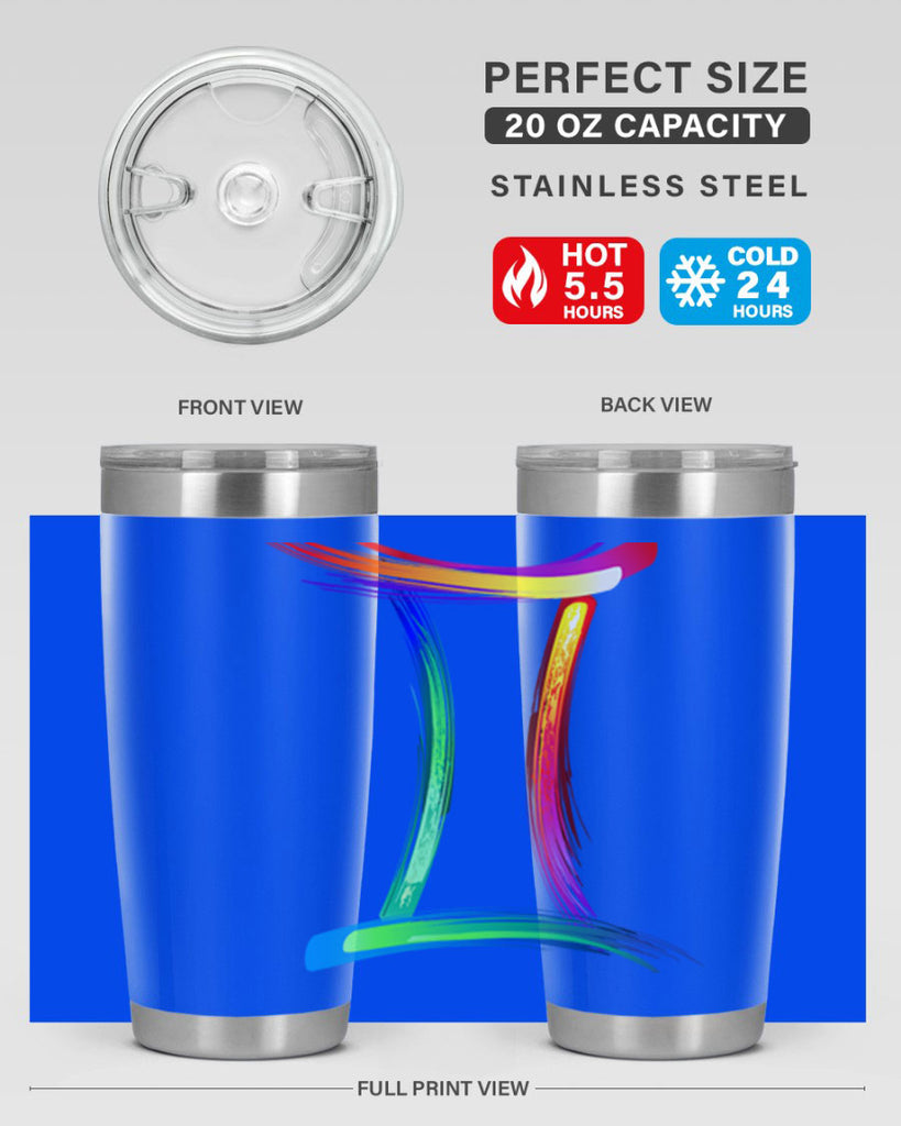 Gemini 222#- zodiac- Tumbler