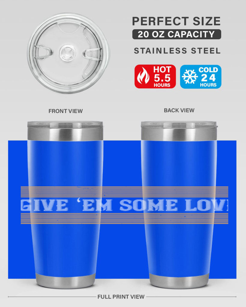 Give ‘em some love 2258#- badminton- Tumbler