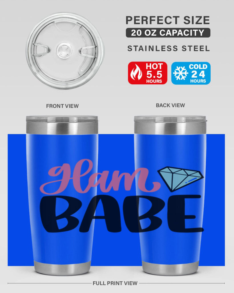 Glam Babe Style 98#- make up- Tumbler