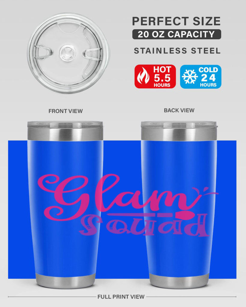 Glam Squad Style 237#- make up- Tumbler