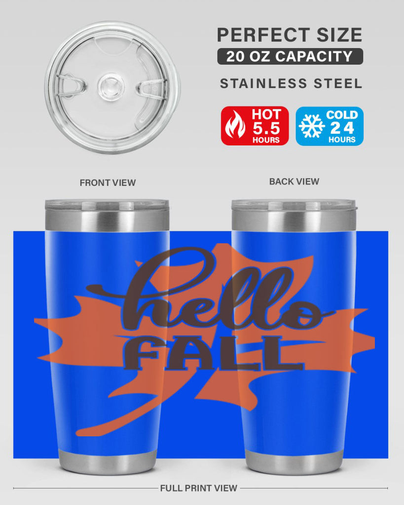 Hello Fall 273#- fall- Tumbler