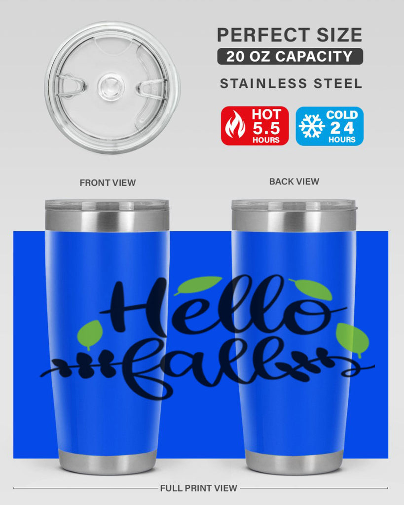 Hello Fall 283#- fall- Tumbler