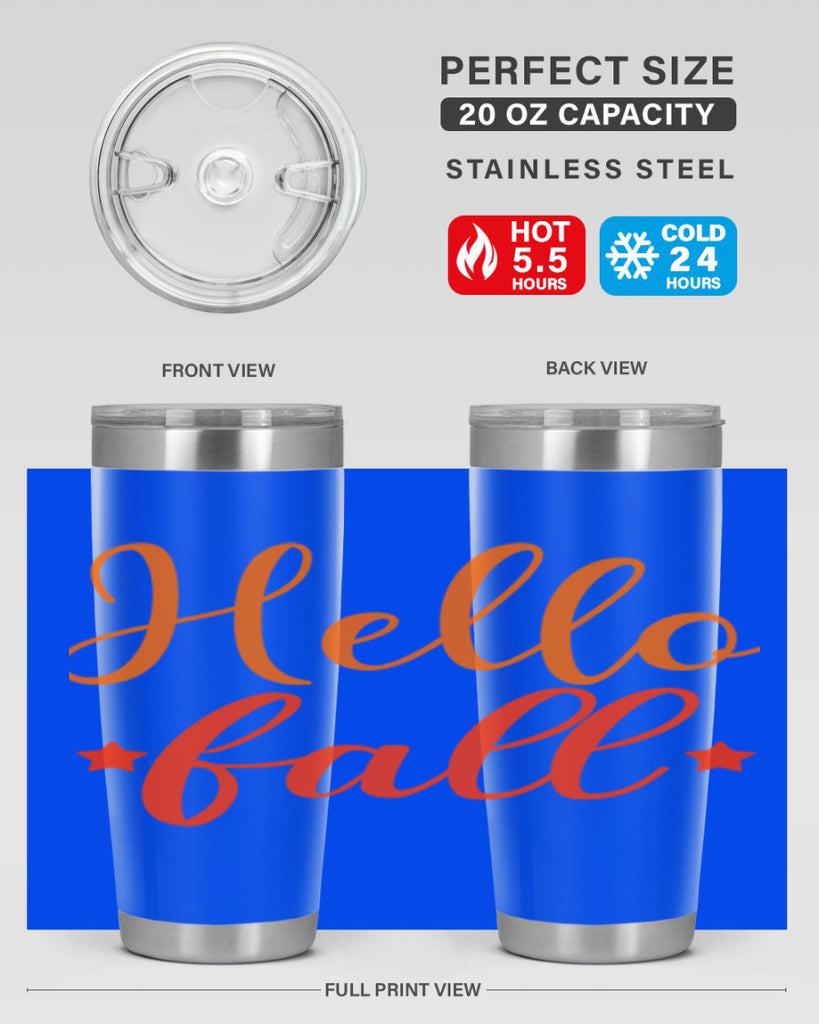 Hello Fall Design 278#- fall- Tumbler