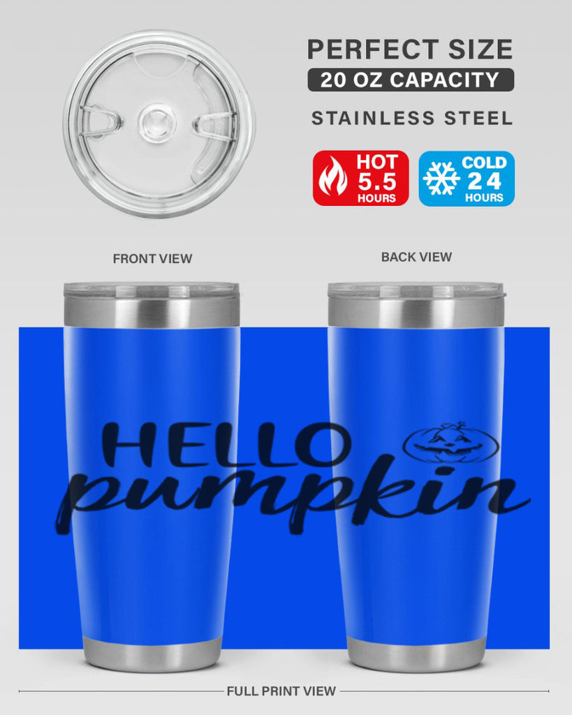 Hello Pumpkin 286#- fall- Tumbler