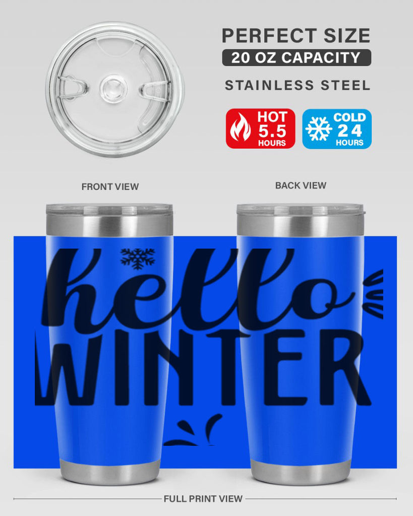 Hello Winter171#- winter- Tumbler