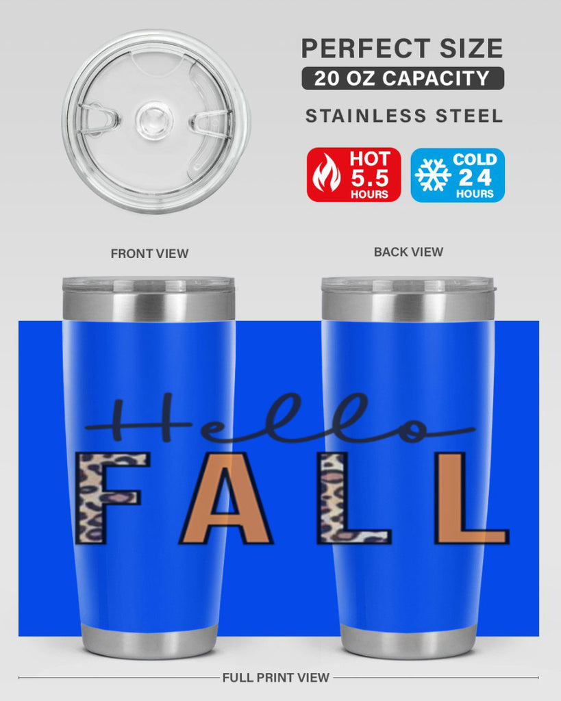 Hello fall 276#- fall- Tumbler