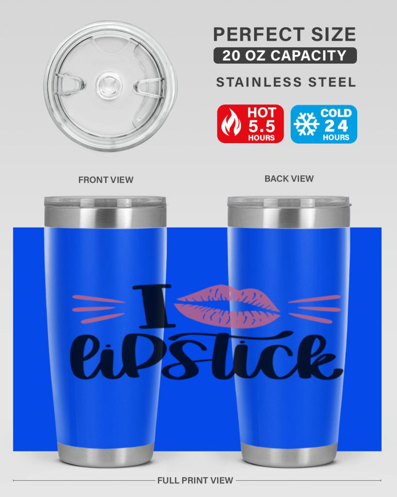 I Love Lipstick Style 86#- make up- Tumbler