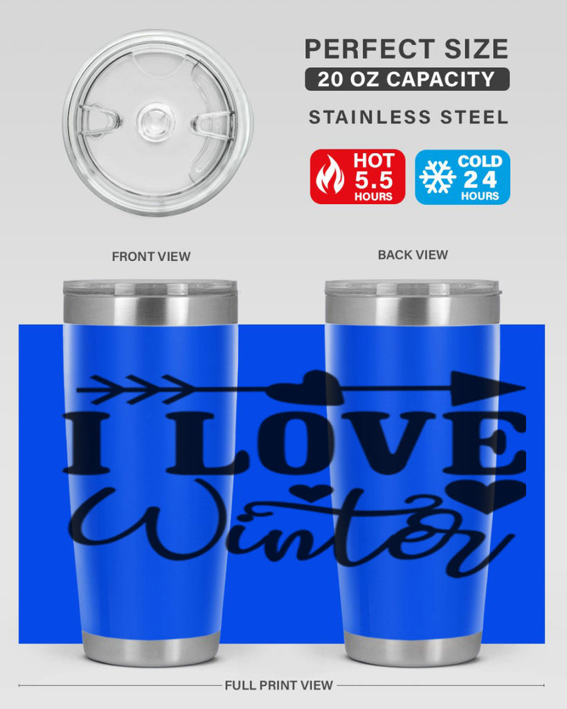I Love Winter 227#- winter- Tumbler