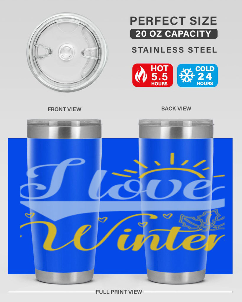 I love winter228#- winter- Tumbler