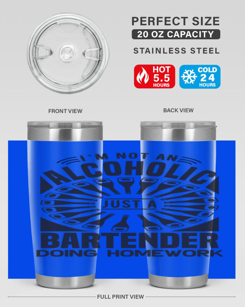 Im not an Style 18#- bartender- tumbler