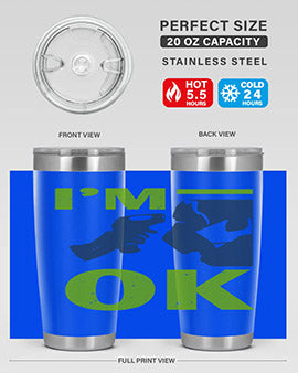 Im ok Style 30#- corona virus- Tumbler