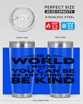In a world Style 48#- autism- Tumbler