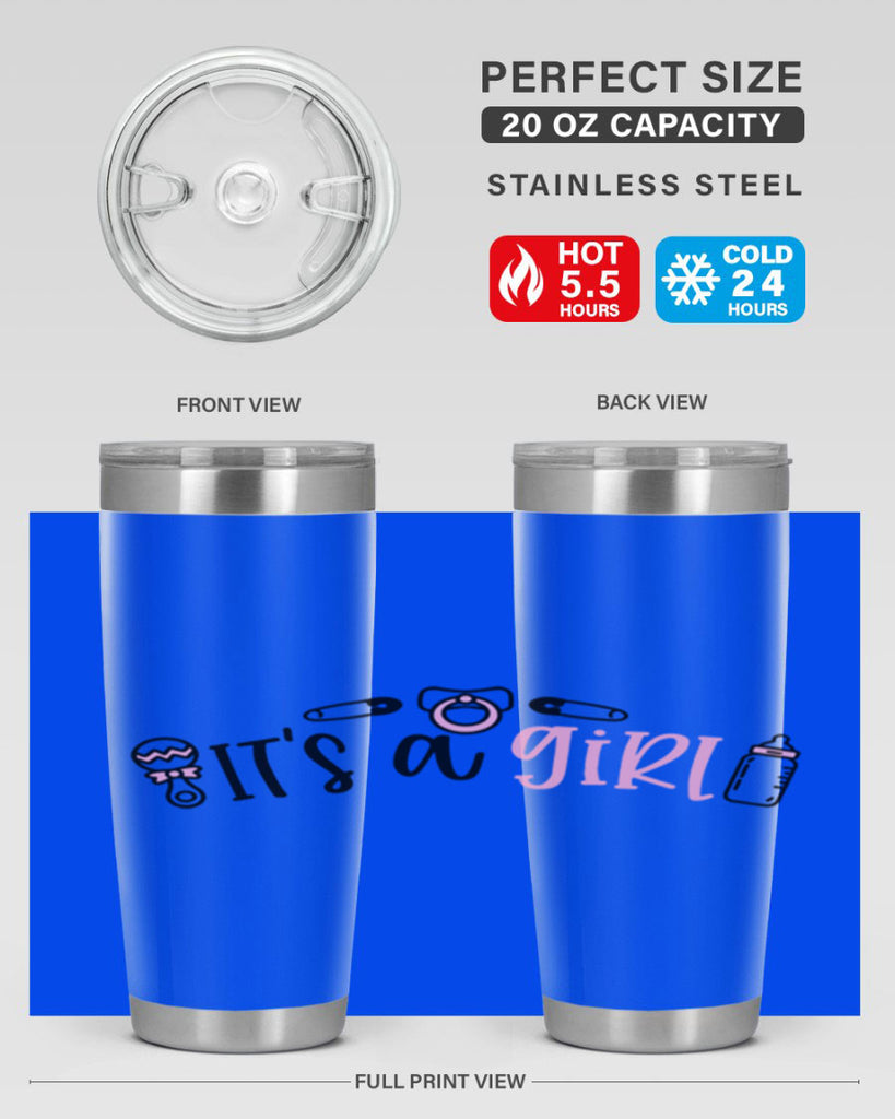 Its A Girl Style 78#- baby- tumbler