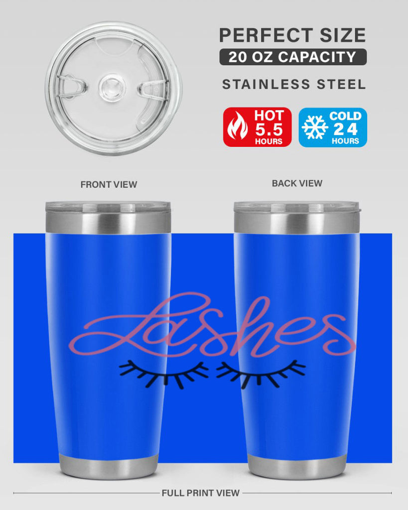 Lashes Style 63#- make up- Tumbler