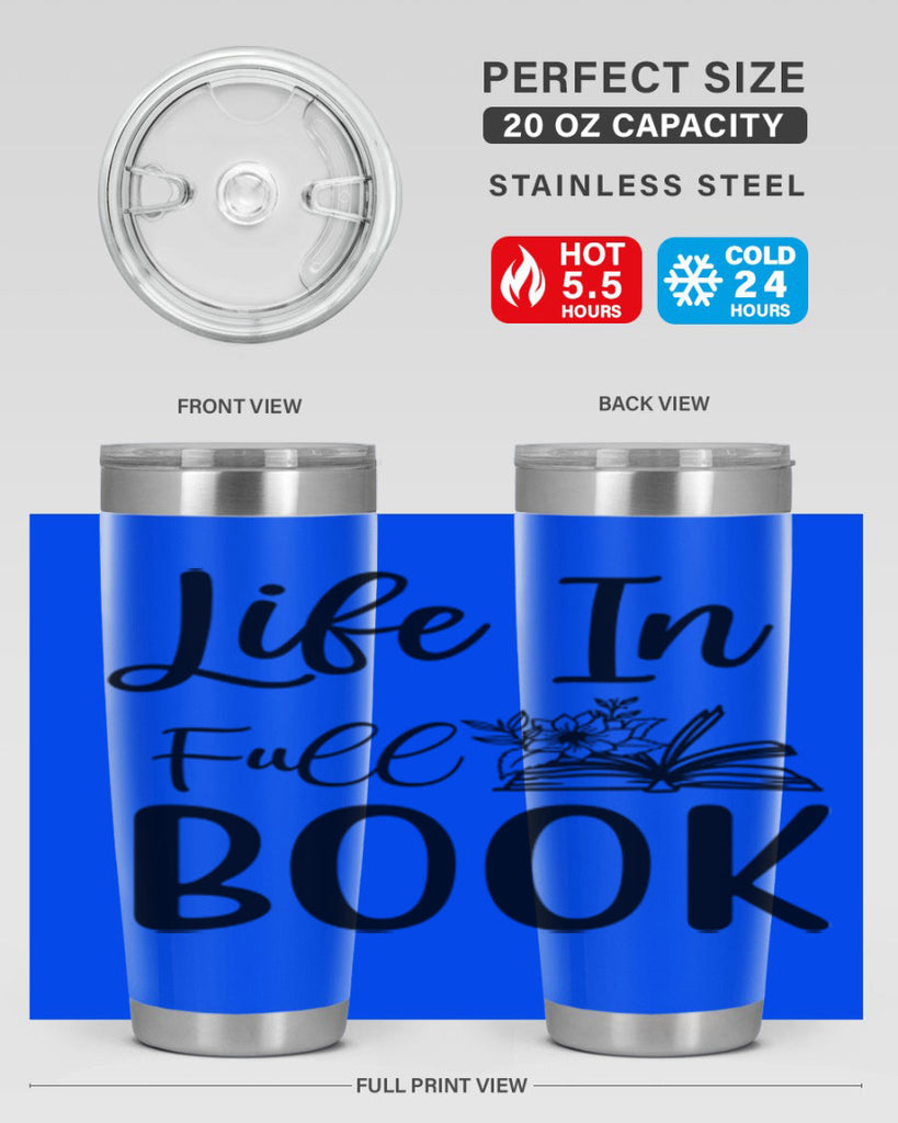 Life In Full Book 297#- spring- Tumbler