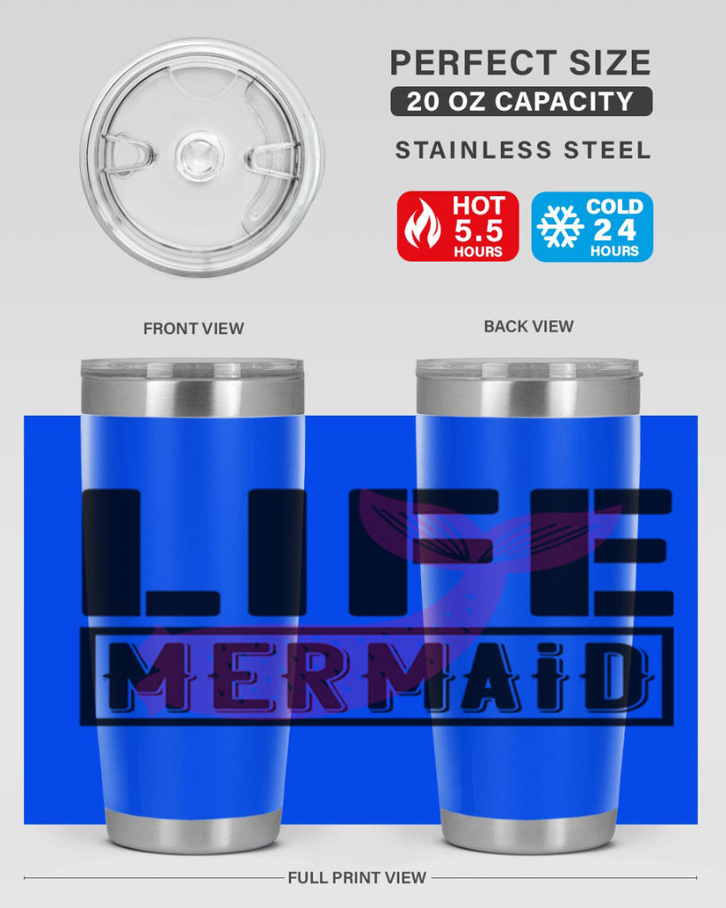 Life mermaid 303#- mermaid- Tumbler