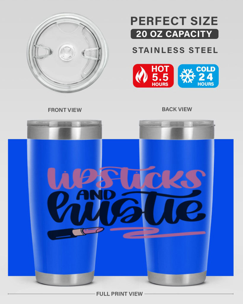 Lipstick And Hustie Style 58#- make up- Tumbler