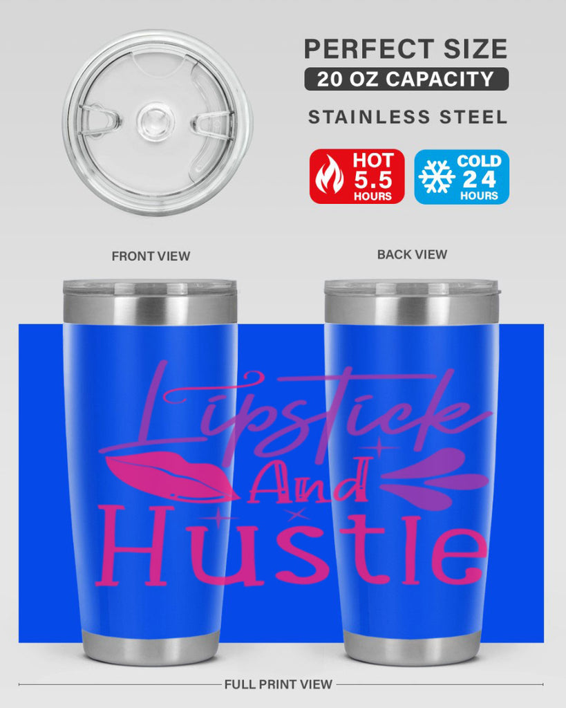 Lipstick And Hustle Style 229#- make up- Tumbler