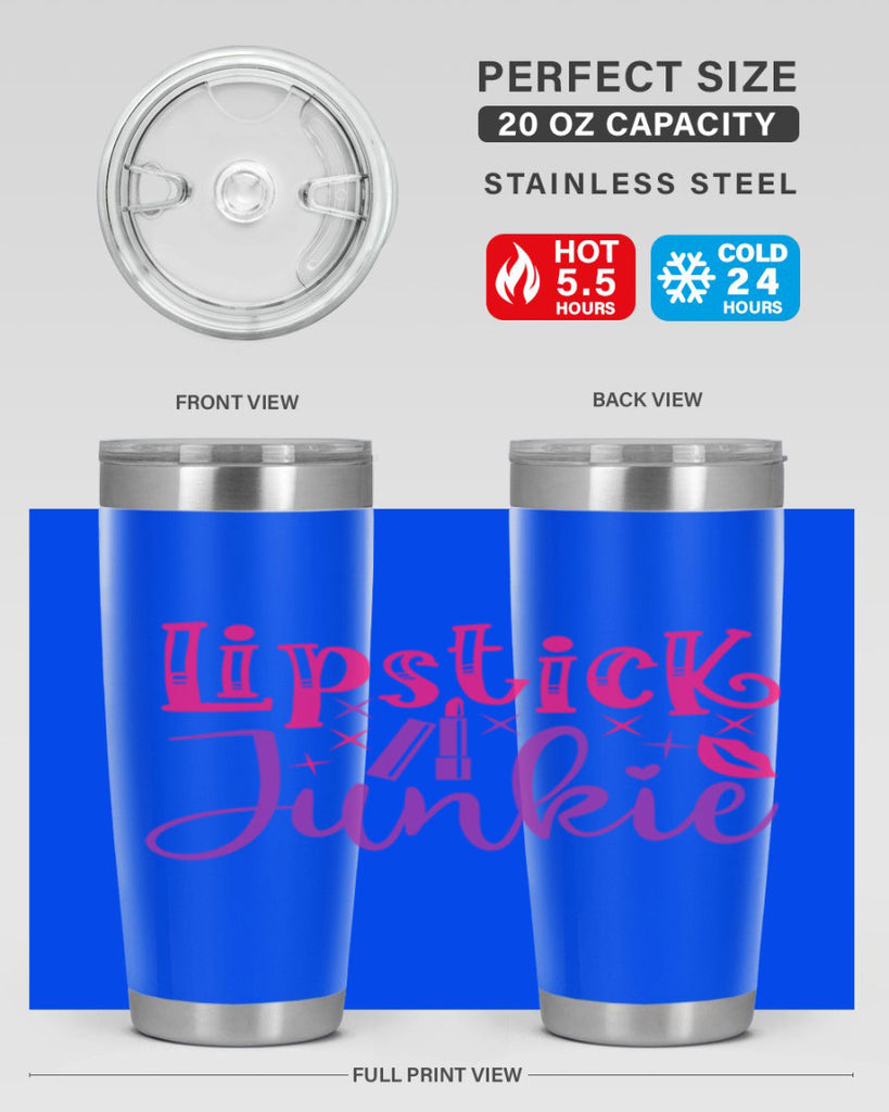 Lipstick Junkie Style 228#- make up- Tumbler