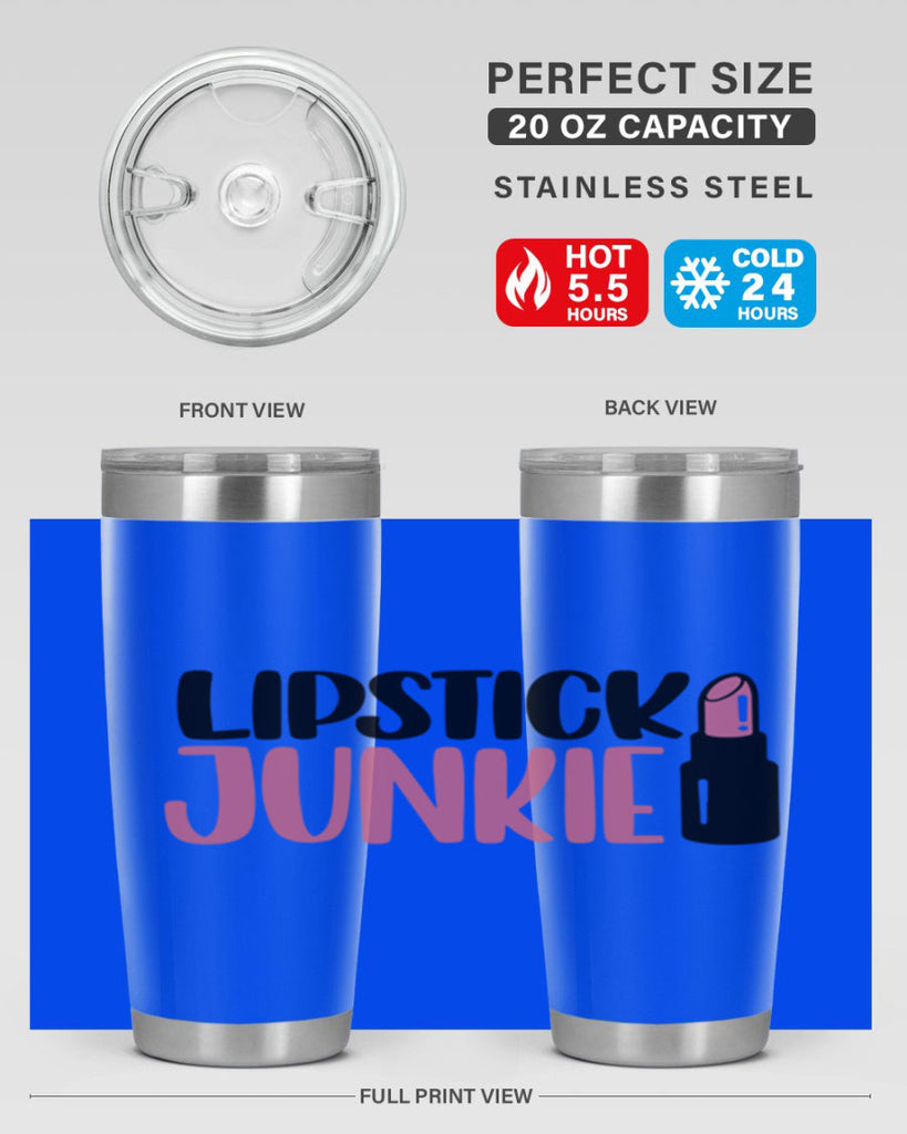 Lipstick Junkie Style 56#- make up- Tumbler