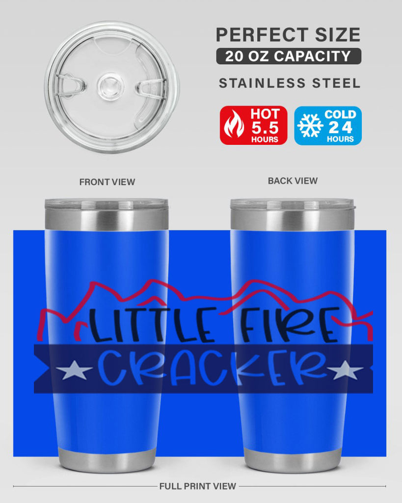 Little Fire Cracker Style 161#- Fourt Of July- Tumbler