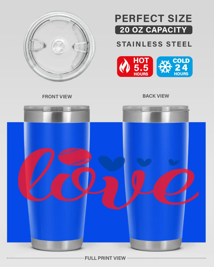 Love 2052#- baseball- Tumbler