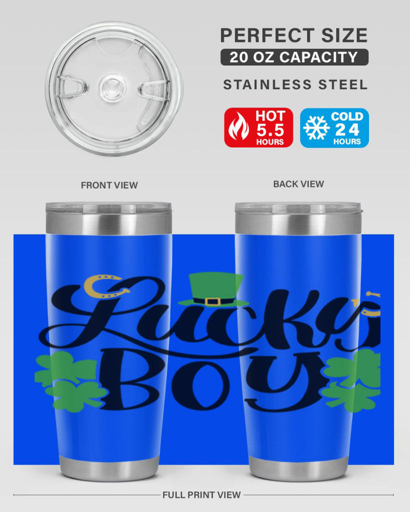 Lucky Boy Style 59#- St Patricks Day- Tumbler