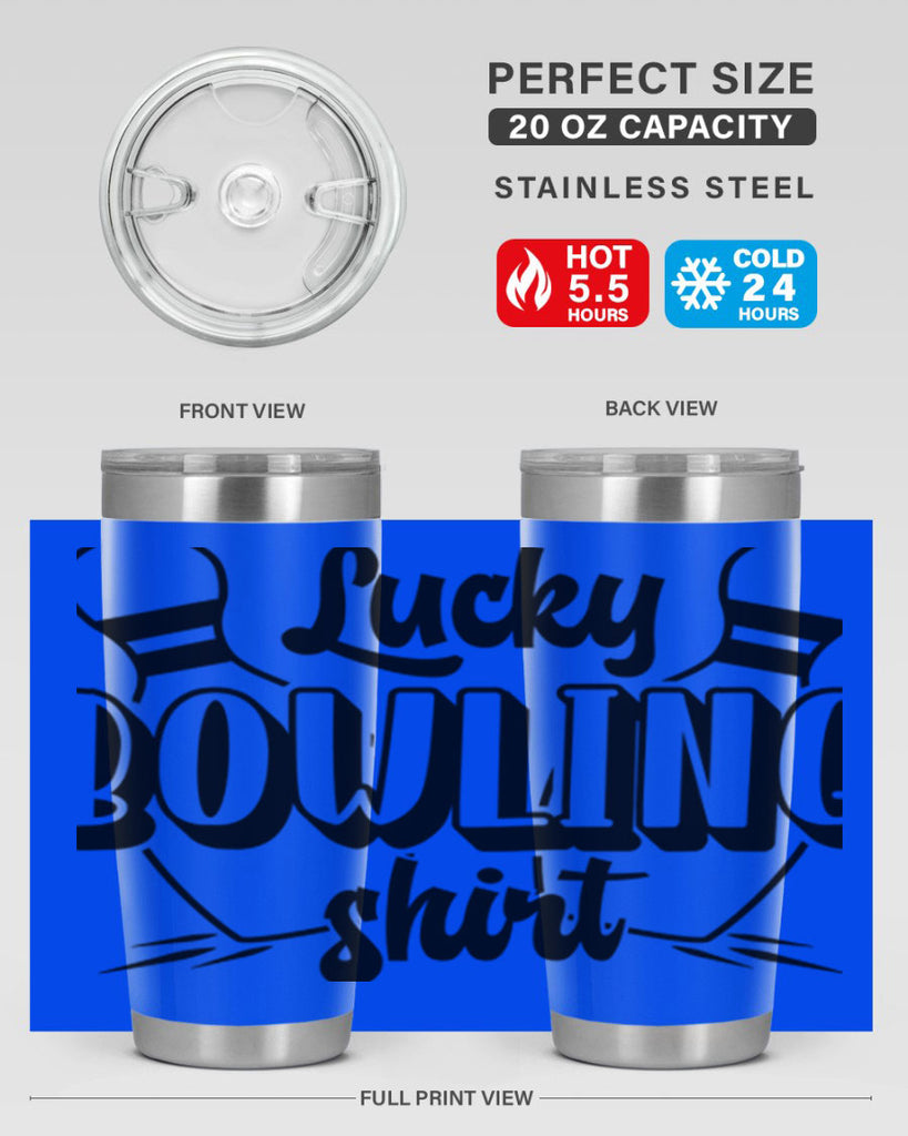 Lucky bowling shirt 690#- bowlig- Tumbler
