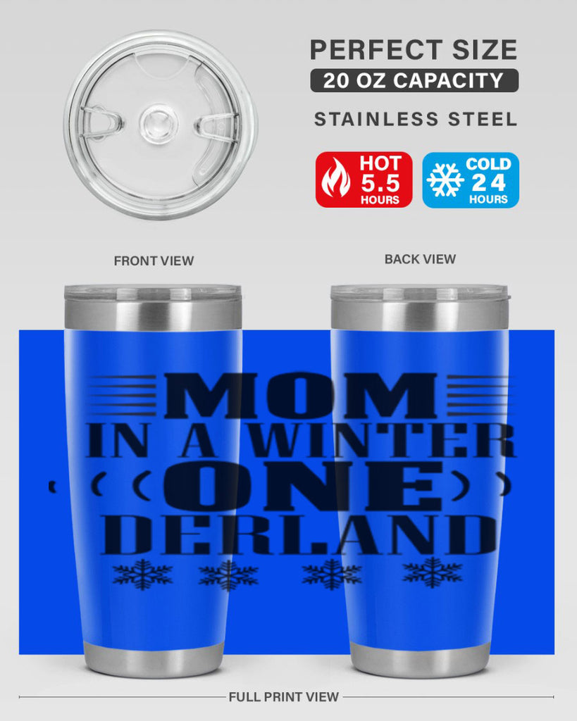 MOM IN A WINTER ONE DERLAND 322#- winter- Tumbler