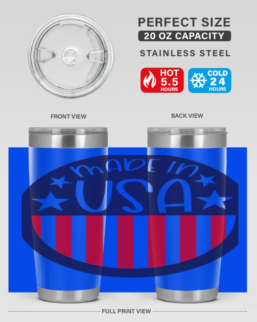 Made In USA Style 165#- Fourt Of July- Tumbler