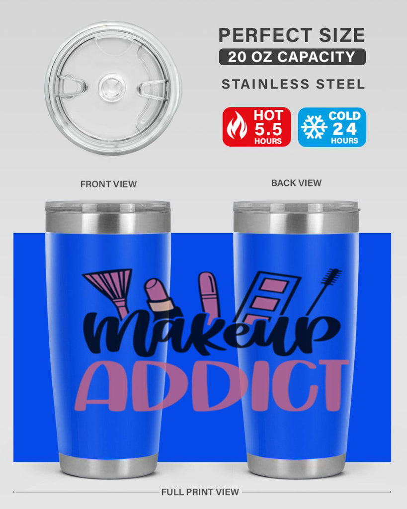 Makeup Addict Style 55#- make up- Tumbler