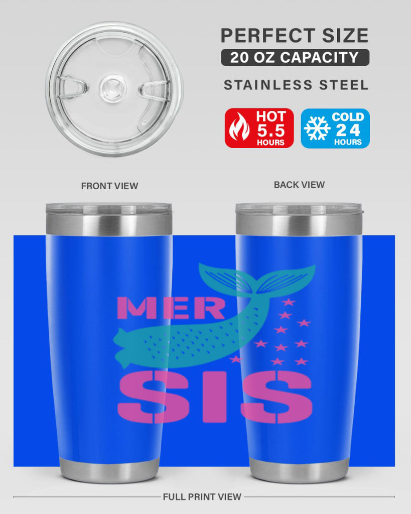 Mer Sis 345#- mermaid- Tumbler