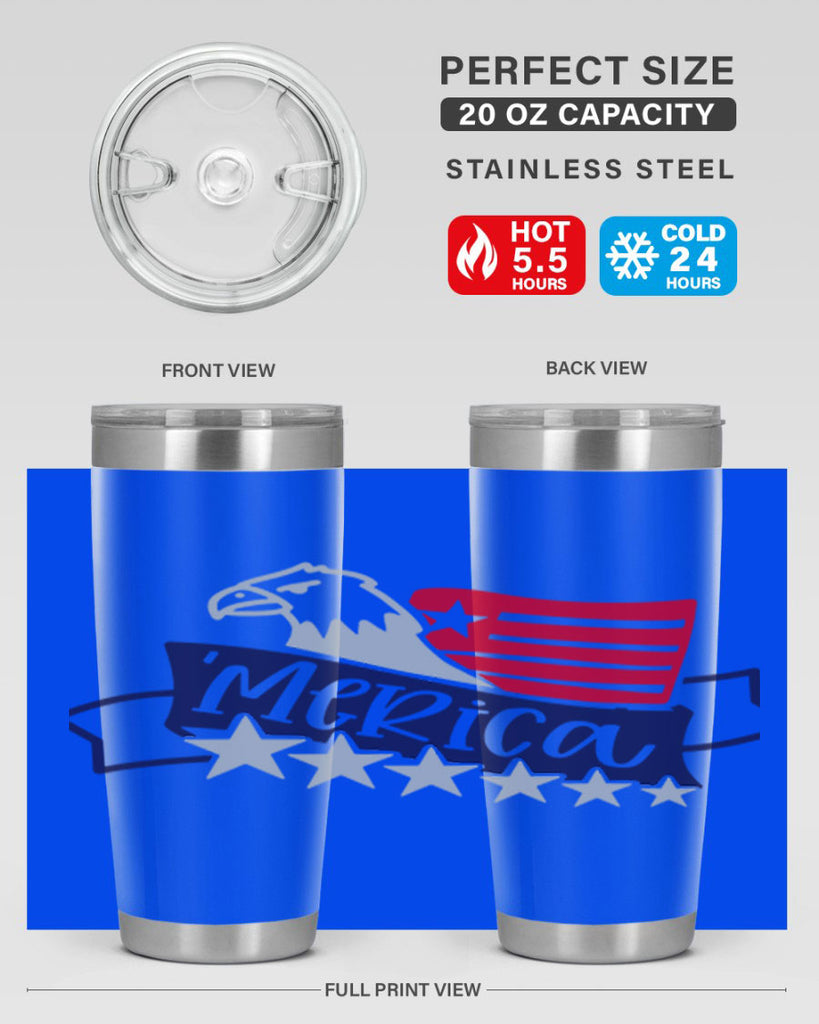 Merica Style 136#- Fourt Of July- Tumbler